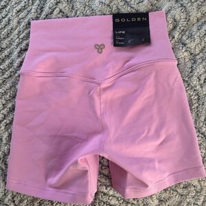 NWT Golden Life Aritzia Pink Bike Shorts